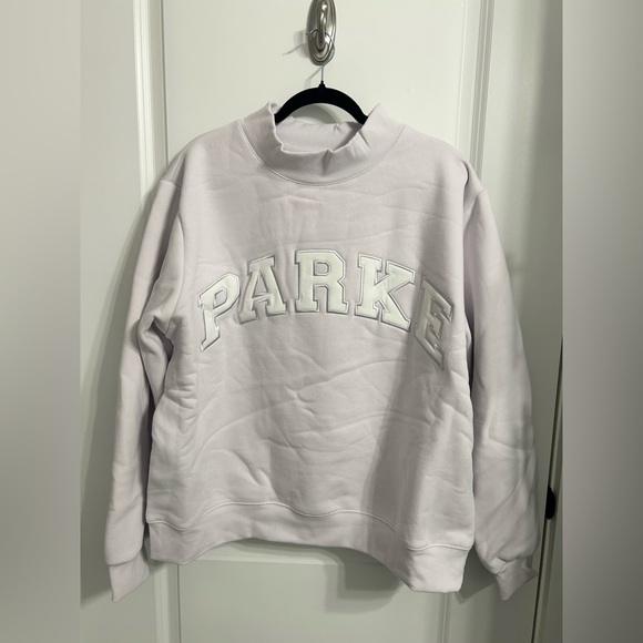 Parke Varsity Fleece Lined Mock Neck Sweatshirt- L/XL & S/M - Picture 9 of 17